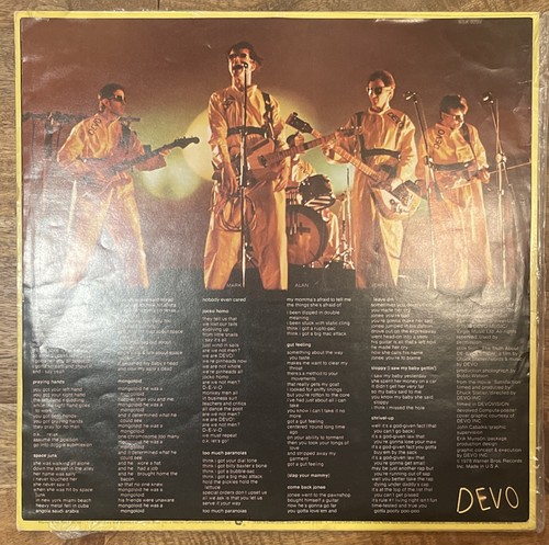 Devo - Q: Are We Not Men? A: We Are Devo! - WB vinyl LP - 1978 - Mint - Picture 3 of 7