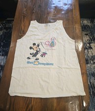 VTG Walt Disney World 20 Magical Years Mickey Mouse Character Fashions Tank Top
