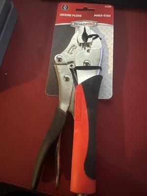 RoadPro RPS4028 10'' Locking Pliers with Comfort Grip Handle
