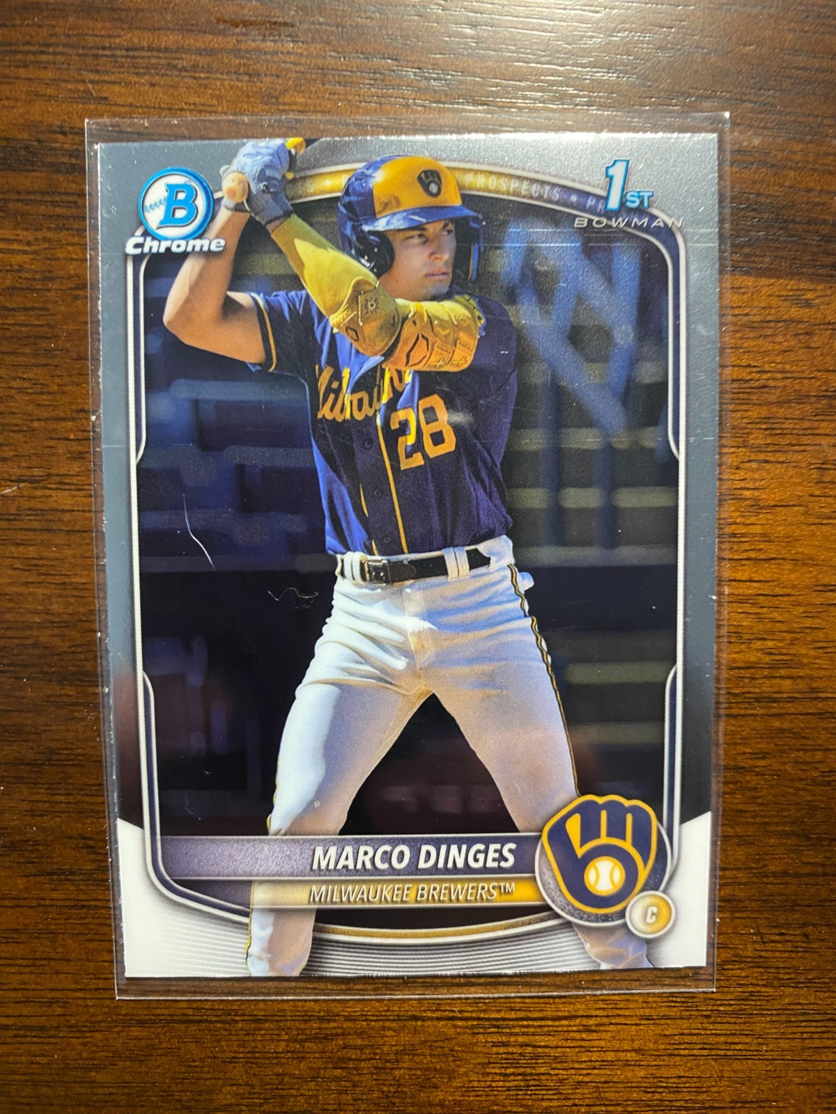 2025 Bowman Chrome #BCP-183 Marco Dinges - Bowman 1st Chrome Prospects