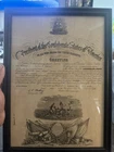 Confederate States Marine Corps Commission Document 1864 Civil War Militaria
