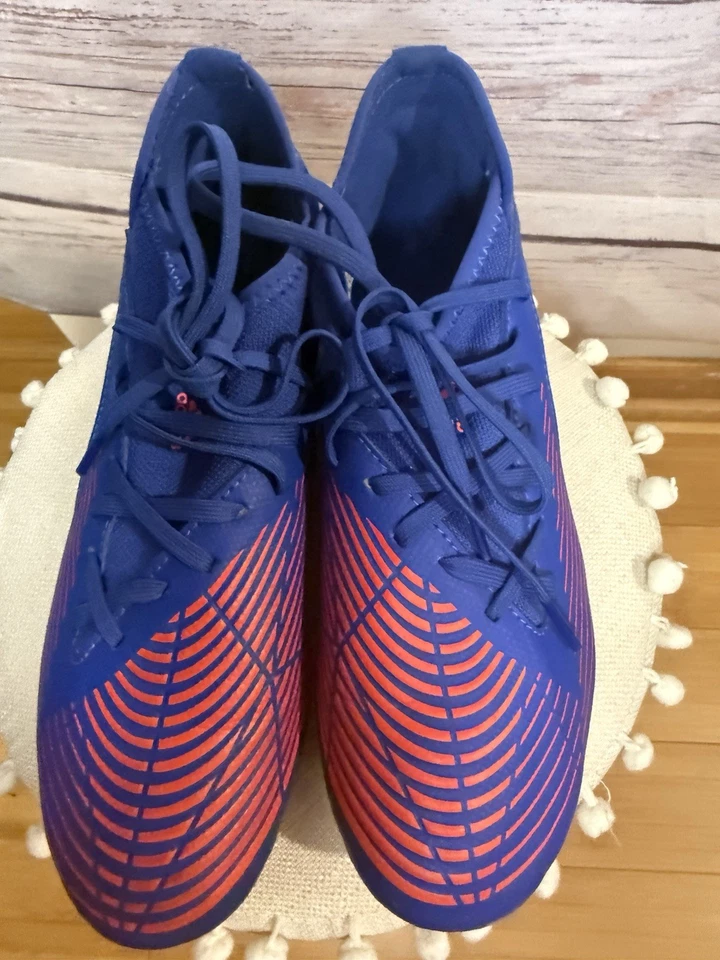 Adidas Predator Edge Juvenil 5 Botines de Fútbol Zapatos Atléticos Azul Foto 3 de 4