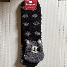 Snugadoo Super Soft Fuzzy Socks NEW tags Size One Size Animal Print
