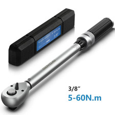 3/8” Torque Wrench 5-60N.M Square Drive Torques Key 1/4” Pro Torque Wrench 5-25N