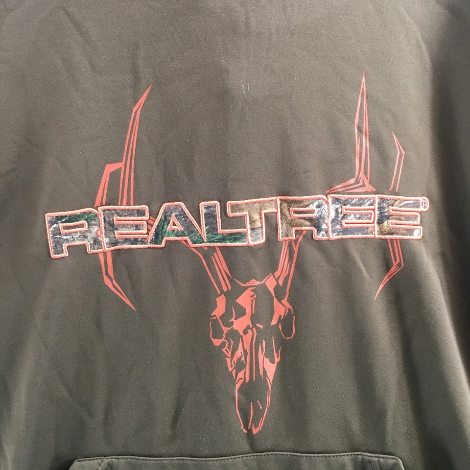 Sudadera con Capucha y Estampado Gráfico Realtree Mountainaire Para Hombre L Marrón Manga Larga Foto 4 de 4