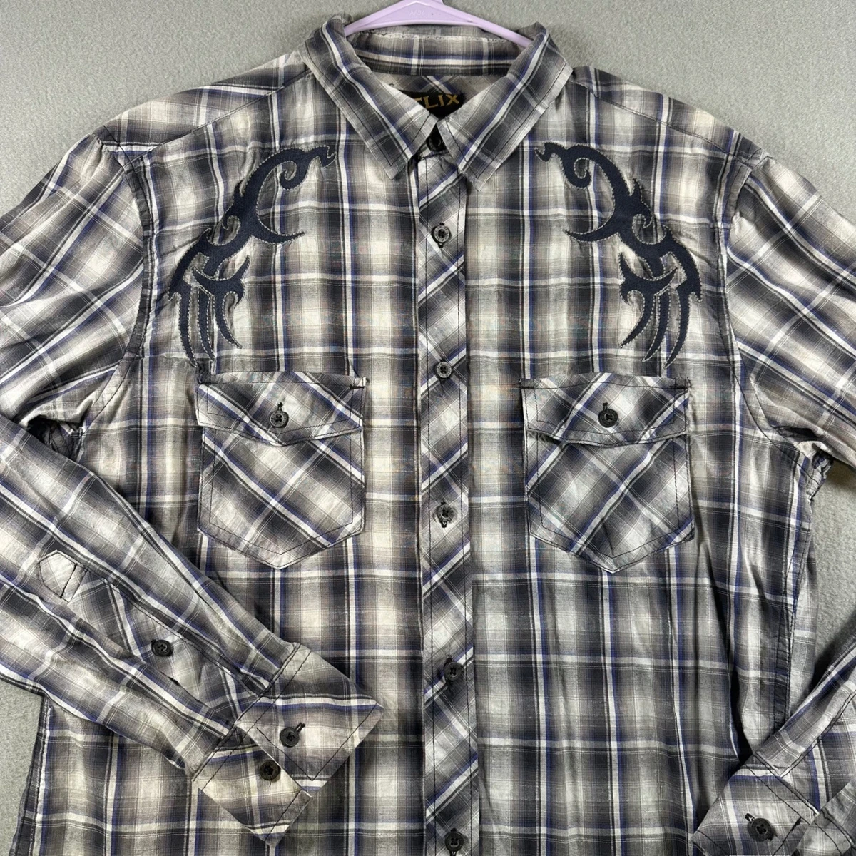 Helix Long Sleeve Casual Button-Down Shirts for Men for sale | eBay