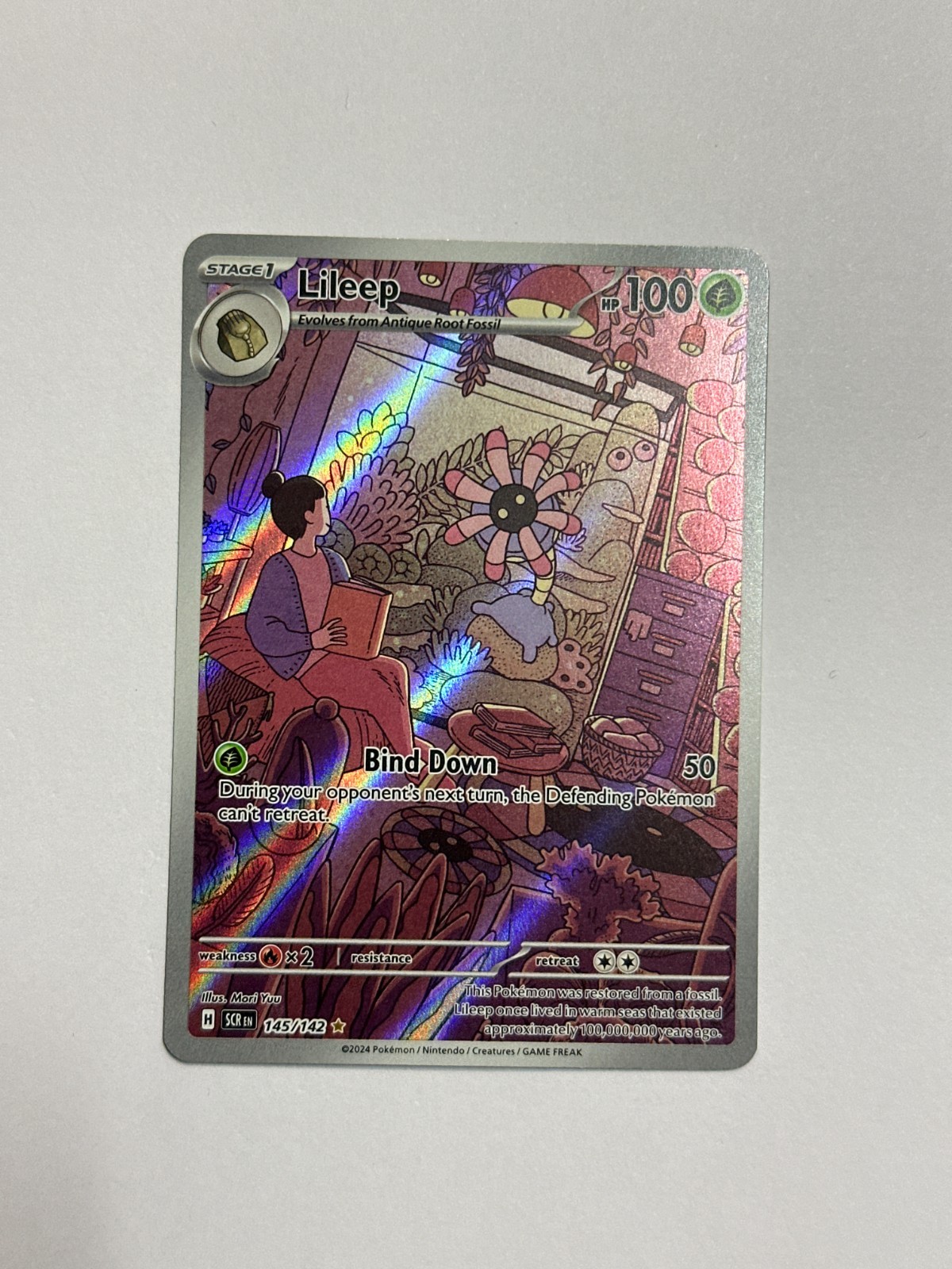 Lileep 145/142 Sv07: Stellar Crown Holo NM