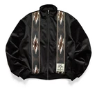 KAPITAL smooth jersey KOCHI & ZEPHYR track jacket new black