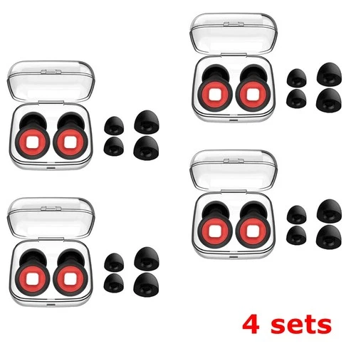 4X For Artevive Moto Earplugs 27 Db Ultra Comfy Reusable Noise Reducing Earplugs