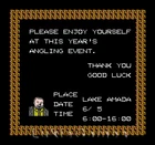 The Black Bass - NES Nintendo Fishing Game