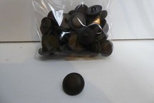 ESTATE BUTTON COLLECTION VINTAGE BROWN EARLY PLASTIC ART DECO SEWING BUTTONS