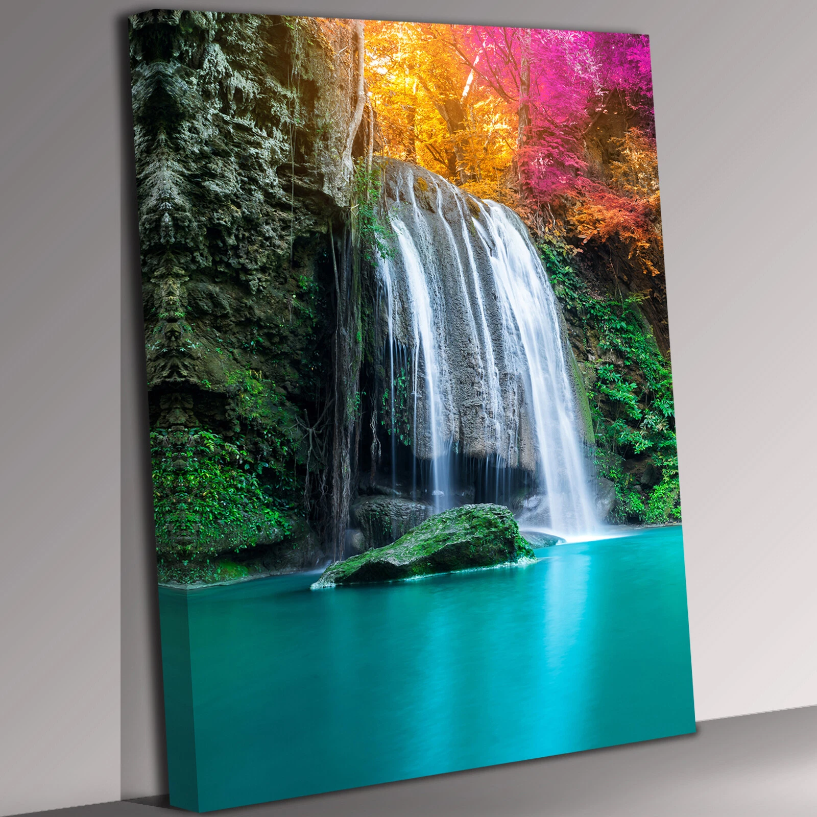 Beautiful Waterfall Portrait Canvas Wall Art Picture Print
Opens in a new window or tab