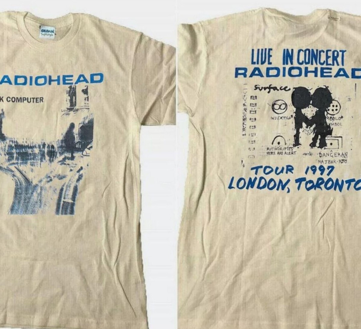 radiohead tシャツ ビンテージ　ok computer Vintage-Radiohead-Ok-Computer-