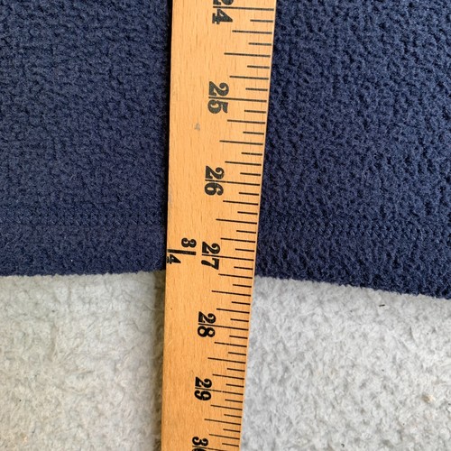 Wellen Fleece Pullover Mens Size XL Navy Kangaroo Pocket 1/2 Zip Snaps XL - Picture 12 of 12