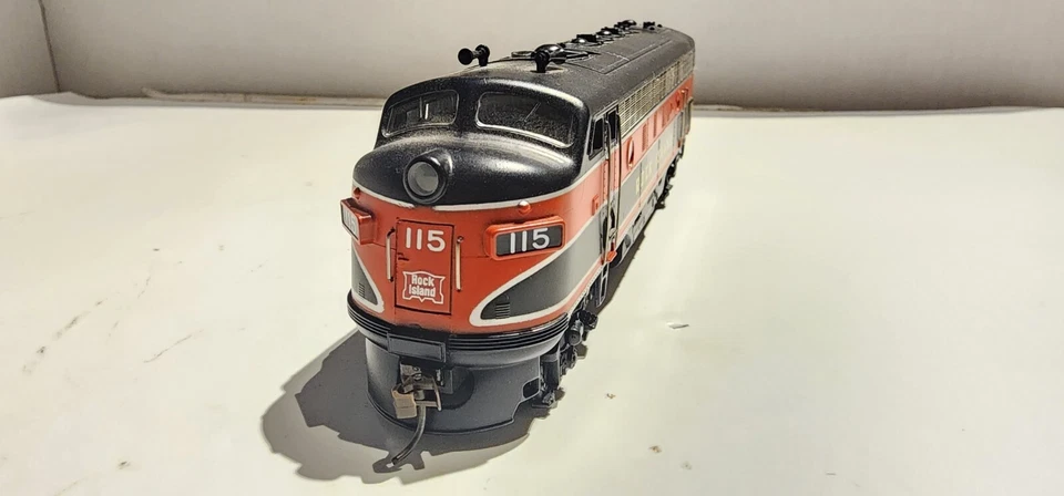 MRC HO Scale F7A Diesel Rock Island #115 - Image 2 of 4