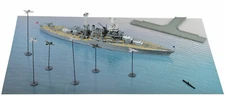 Pit-Road 1/700 SPS11 Operation Pearl Harbor (BB-44 California) Plastic Model Kit