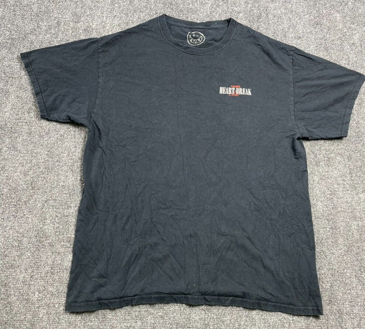 CVLA Los Angeles Heart Break Club Black T-shirt Size L | eBay
