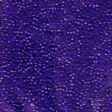Miyuki Seed Beads 11/0 Cobalt Blue 11-151 Transparent Glass 24gr Size 11 Round