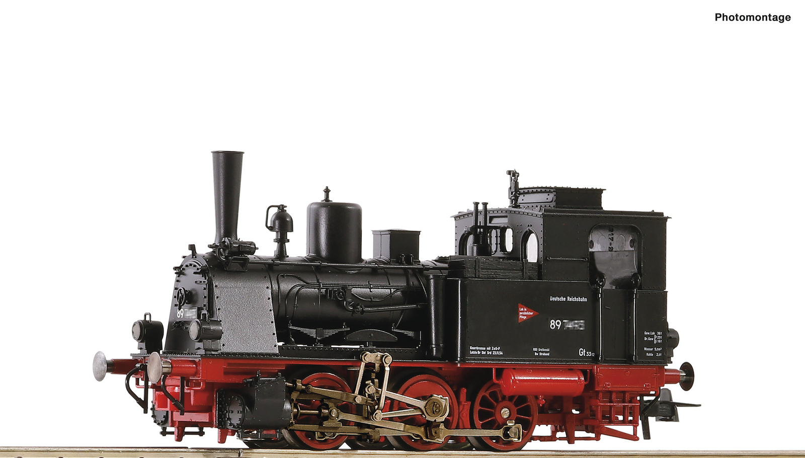 Roco 70045 H0 Dampflokomotive BR 89.70&ndash;75 DR EP III NEUHEIT 2024 OVP+