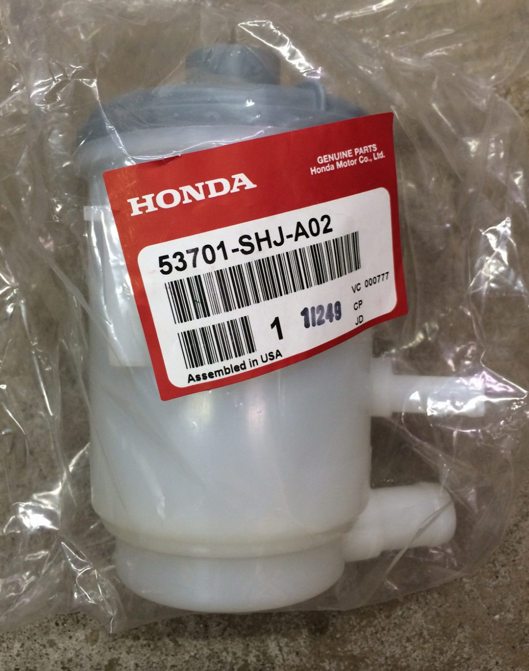 Genuine OEM Honda Odyssey Power Steering Pump Reservoir 2005 2010