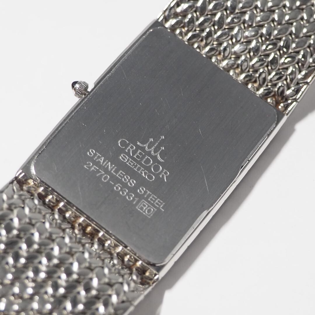 Credor Seiko Square Men's Watch Silver C929 From Japan | eBay