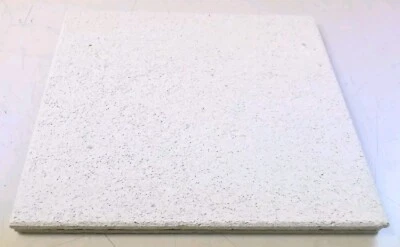 Armstrong 580A Ceiling Tile 12"x12" 40/Pcs Acoustical Cirrus Beveled Board White