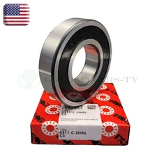 For 6311-2RS C3 FAG Double Rubber Sealed Deep Groove Ball Bearing 55x120x29mm