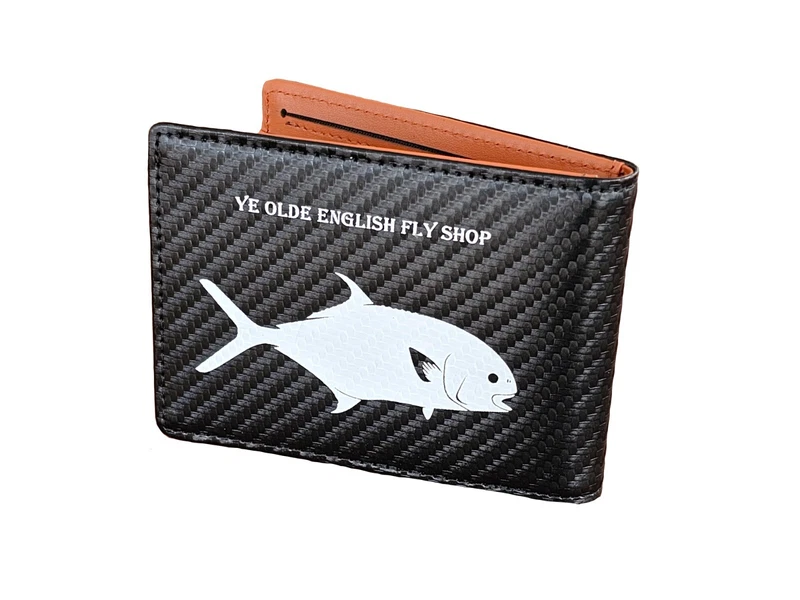 OLDE FLY SHOP Carbon Fiber RFID Blocking Wallet