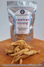 5 Year American Ginseng Whole Roots | Premium Grade Huge | Free Shipping