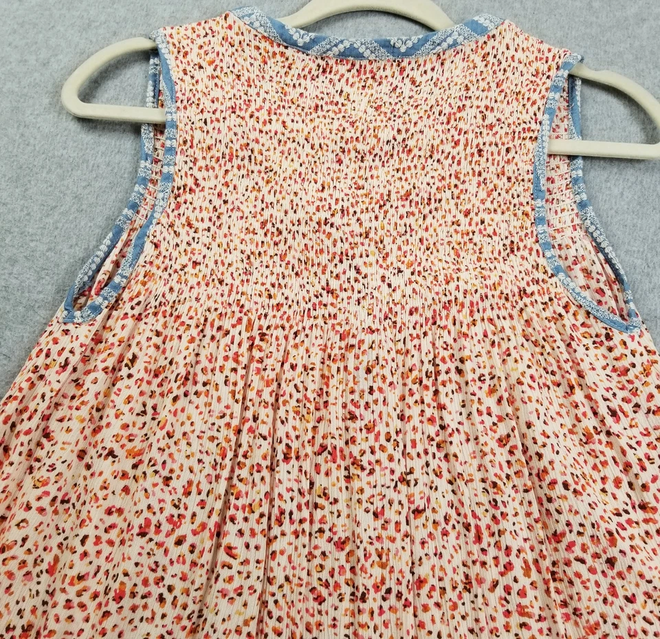 Camiseta sin mangas Impressions para mujer pequeña S multicolor abstracta sin mangas gasa Foto 4 de 4