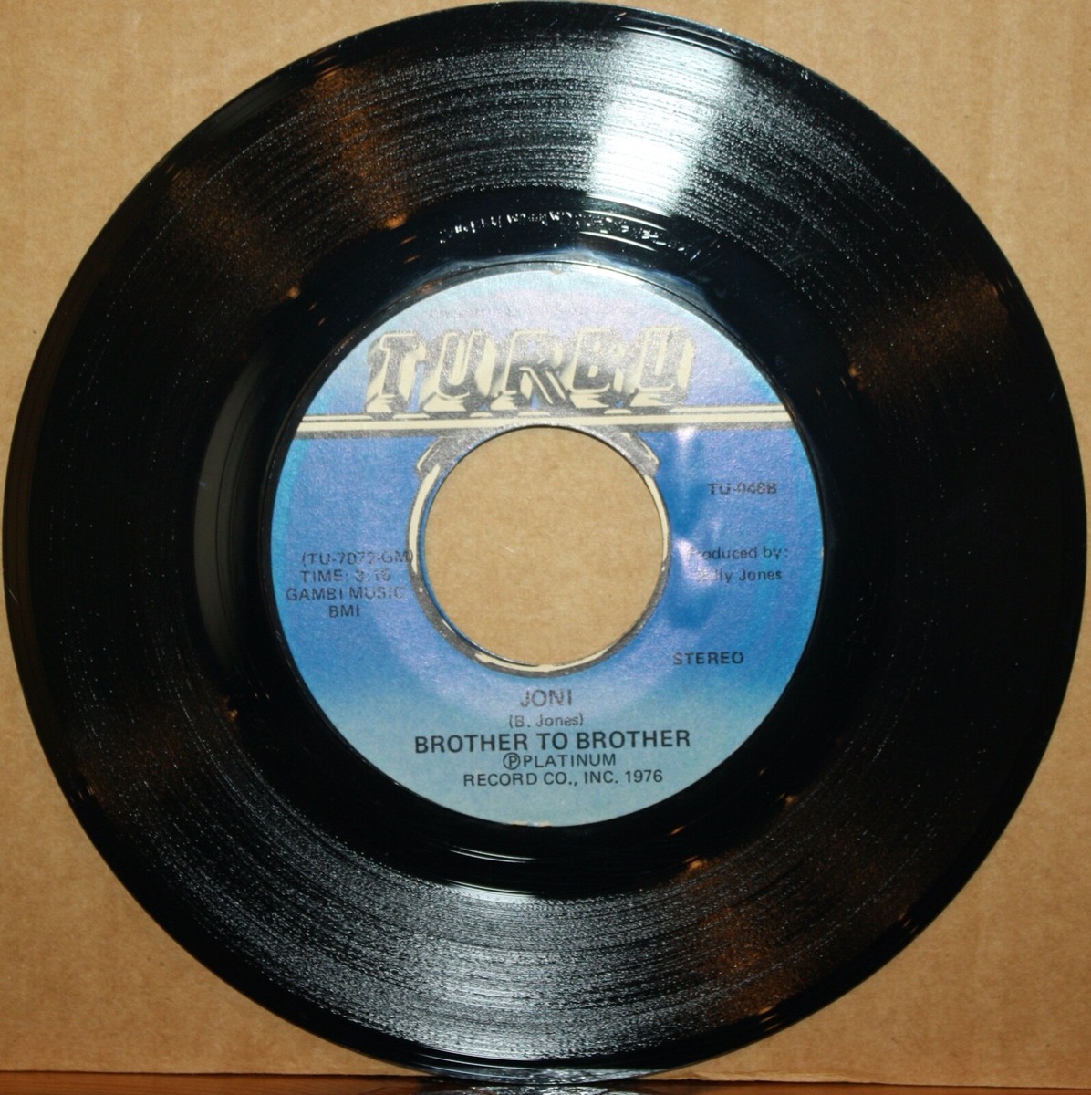 【R&B】Introducing BUD - Ballads & Funk BROTHER TO BROTHER **Chance With You** JONI Soul Funk Boogie 45 on