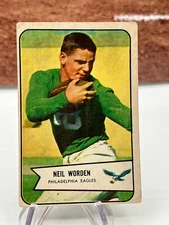 1954 Bowman #120 Neil Worden Rookie Philadelphia Eagles