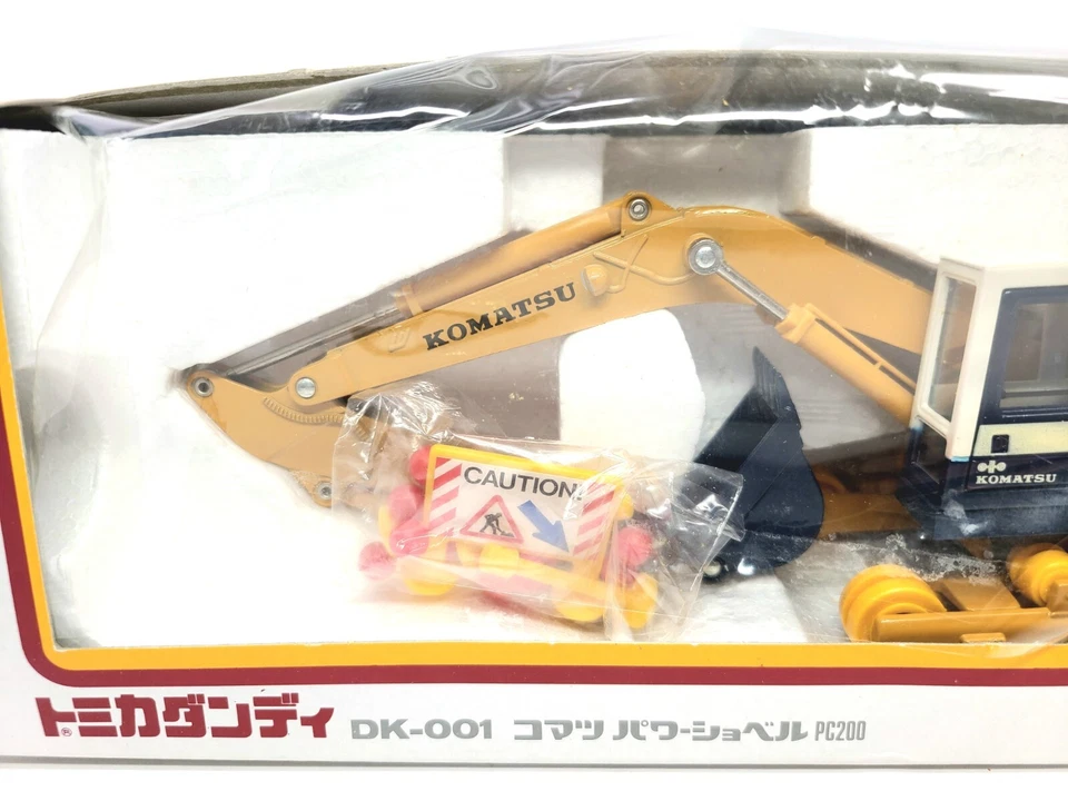 Excavadora Komatsu PC200 Avance - Tomica Dandy escala 1:43 modelo diecast #DK-001 Foto 2 de 4