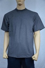 1 NEW SHAKA WEAR SUPER MAX HEAVY WEIGHT T-SHIRT CHARCOAL TEE PLAIN S-5XLT