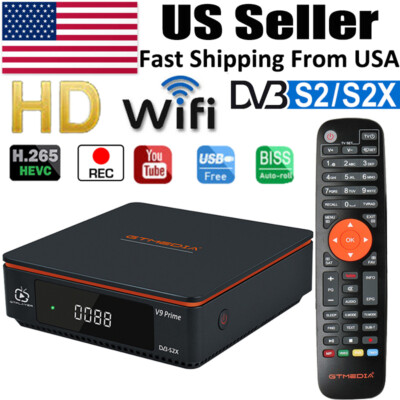 H.265 FREE TO AIR FTA DVB-S/S2/S2X SATELLITE RECEIVER SAT DISH DECODER YOUTUBE 