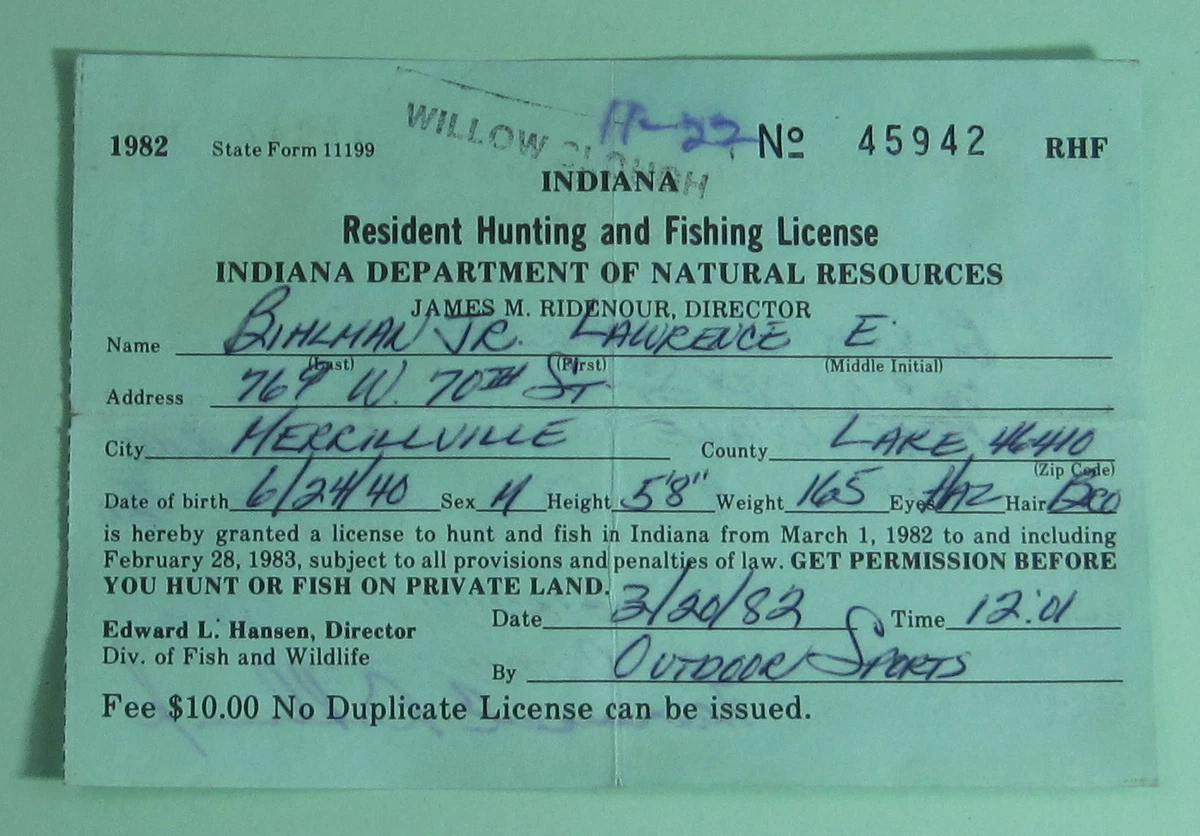 Dnr fishing license deals