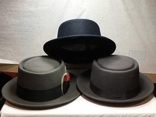 New Capas Porkpie Men's WOOL Hats