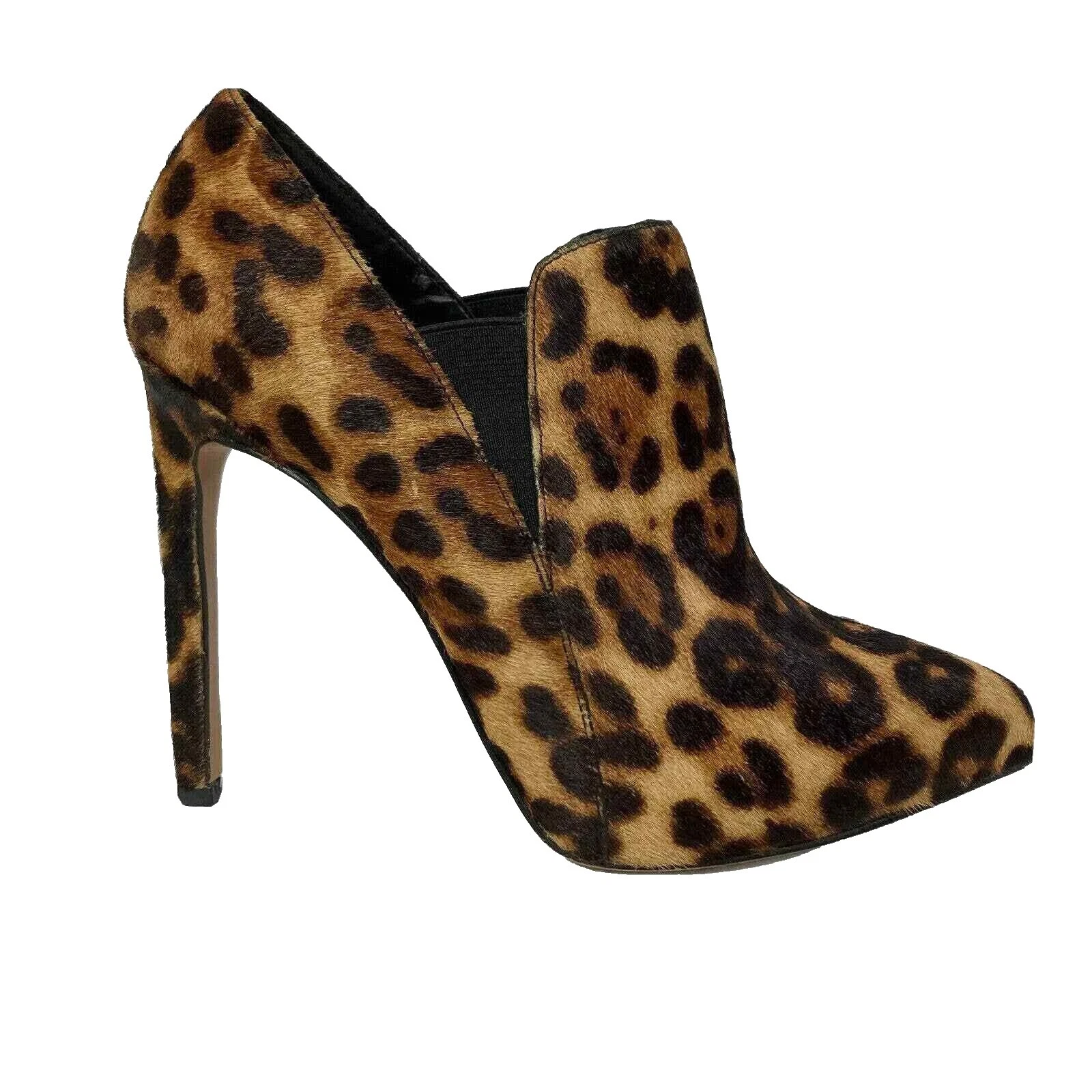 Parte superior de cuero informal para mujer Nine West con estampado de animales
