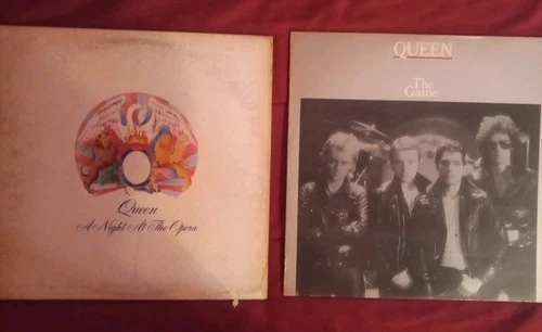 Queen : A Night At The Opera First Press LP 1975 and The Game