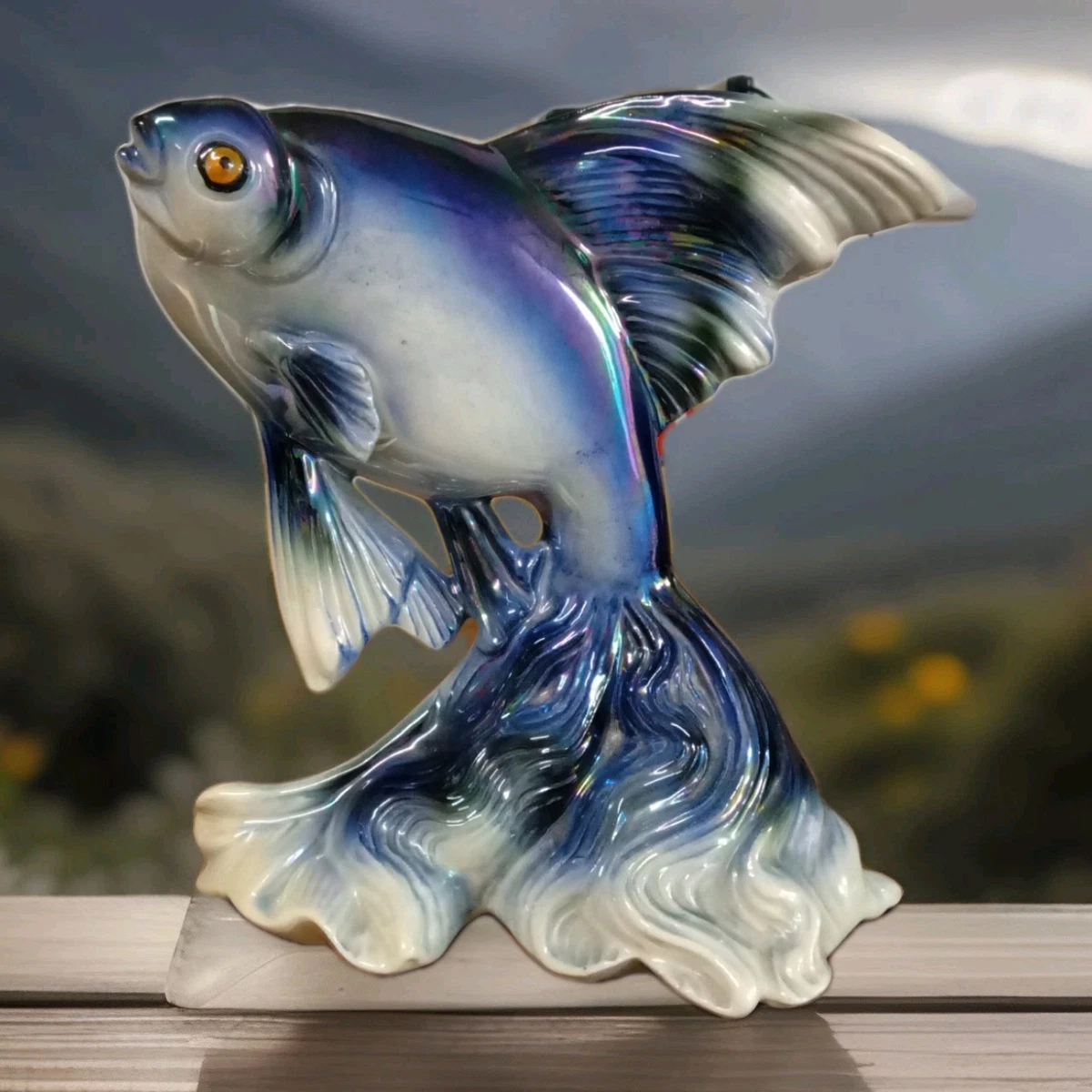 No.822 Jema Holland ジェマ ホランド 魚 磁器 陶器 置物 ヴィンテージ 