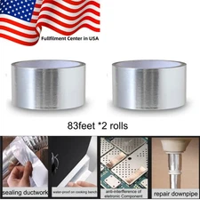 2 x 83FEET Aluminum Foil Tape Adhesive Sealing Tape FOR Hvac Heating Ducts USA