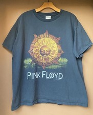 VTG 90s Pink Floyd 1994 European Tour Single Stitch FADED BLACK T-Shirt Sz Large
