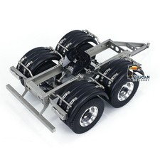 Hot Sale LESU 1/14 Metal 2 Axles Trailer with Fifth-wheel Traction for RC Truck
