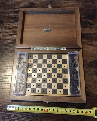 Dal Negro Reiseschachspiel aus Holz - Bild 1 von 4