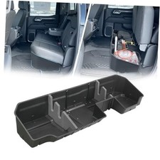 Rear Under Seat Storage Box Compatible Chevy Silverado GMC Sierra 2019-2024