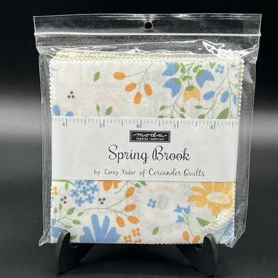 Moda Fabric 5'' Charm Pack by Corey Yoder of Coriander Quilts - Spring Brook NIP