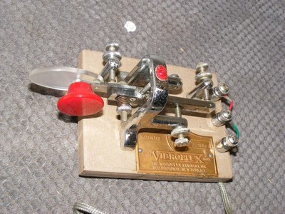 VIBROPLEX VIBRO KEYER STANDARD MORSE CODE,TELEGRAPH KEY HAM RADIO
