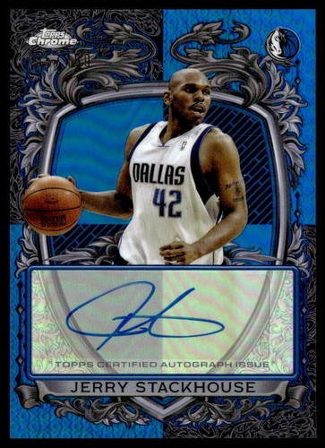 2025 Topps Chrome Jerry Stackhouse Signature Style (RAW)
