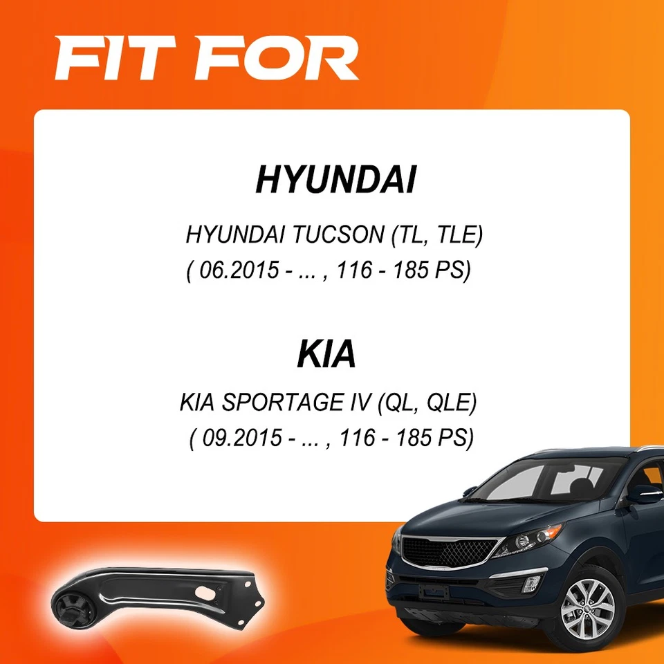 NEW Rear Trailing Track Control Arms For KIA SPORTAGE HYUNDAI TUCSON 2015-2021 - Image 2 of 4