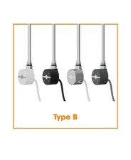 Thermostatic Electric Heating Element Warmer Dual Fuel for Towel Rail - TYPE B